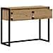 Tavolino Rovere Artigianale 100 x 36 x 75 cm Legno multistrato - Foto miniatura 5