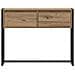 Tavolino Rovere Artigianale 100 x 36 x 75 cm Legno multistrato - Foto miniatura 6