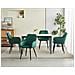 Sedia WAAV - Elegante velluto blu navy per soggiorno e cucina x 2 - Foto miniatura 9