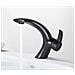Rubinetto per lavabo da bagno, Blackswan, tipo M54, modello nero opaco, misura 17,5 cm - Foto miniatura 3