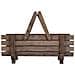 2 Cestini In Legno Con Manici Pieghevoli 61,5x38x43h- 59x27x35,5h Cm - Foto miniatura 5