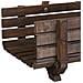 2 Cestini In Legno Con Manici Pieghevoli 61,5x38x43h- 59x27x35,5h Cm - Foto miniatura 7