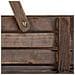 2 Cestini In Legno Con Manici Pieghevoli 61,5x38x43h- 59x27x35,5h Cm - Foto miniatura 8