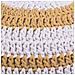 Puf In Cotone Intrecciato Marrone 45x45x30h - Foto miniatura 3