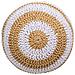 Puf In Cotone Intrecciato Marrone 45x45x30h - Foto miniatura 4