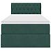 Letto con Contenitore Verde Scuro 100 x 200 cm Velluto - Foto miniatura 7