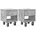 Comodino 2 pcs Grigio cemento 40,5 x 40 x 48 cm - Foto miniatura 1