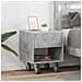 Comodino 2 pcs Grigio cemento 40,5 x 40 x 48 cm - Foto miniatura 2