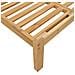 Divani Centrali Pallet Giardino 2pz con Cuscini Massello Acacia - Foto miniatura 5