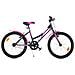 Bici Mountain Bike Bambina Mtb Bicicletta Bimba Misura 20 Art. 420d Sport Senza Cambio Linea Aurelia - 20 Nero Rosa - Foto miniatura 1