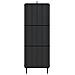 Mobile con Cassetti Nero 33 x 34,5 x 92 cm Legno ingegnerizzato - Foto miniatura 4