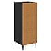 Mobile con Cassetti Nero 33 x 34,5 x 92 cm Legno ingegnerizzato - Foto miniatura 6