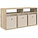 Lowboard con cassetto Rovere Sonoma 87 x 27,5 x 43 cm - Foto miniatura 1