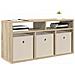 Lowboard con cassetto Rovere Sonoma 87 x 27,5 x 43 cm - Foto miniatura 3