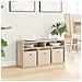 Lowboard con cassetto Rovere Sonoma 87 x 27,5 x 43 cm - Foto miniatura 4