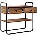 Tavolo consolle Legno antico 100 x 40 x 75 cm - Foto miniatura 4