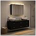 Set di mobili per il bagno 4 pcs Rovere Nero - Foto miniatura 2