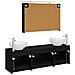 Set di mobili per il bagno 4 pcs Rovere Nero - Foto miniatura 8