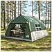 Tenda istantanea resistente all'acqua 4 persona Verde - Foto miniatura 2