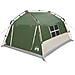 Tenda istantanea resistente all'acqua 4 persona Verde - Foto miniatura 3