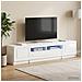 Mobile TV LED a 5 pezzi Bianco Lucido Legno ingegnerizzato - Foto miniatura 4