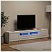 Mobile TV LED a 5 pezzi Bianco Lucido Legno ingegnerizzato - Foto miniatura 6