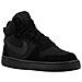 Scarpe Court Borough Mid Gs 839977001 Taglia 38,5 Colore Nero - Foto miniatura 1