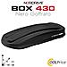 Box Da Tetto Baule Portatutto 430l Nero Goffrato Abs - Foto miniatura 1