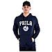 Felpe New Era Team Logo Po Hoody Philadelphia 76ers Abbigliamento Uomo L - Foto miniatura 1