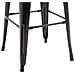 Sgabello Bar Joshua V2 in Metallo Stile Industriale - Sgabello Bancone Robusto Impilabile - Sgabello Cucina Senza Schienale I Sgabello Design H 76 cm Nero - Foto miniatura 5