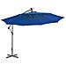 Ombrellone A Sbalzo Con Palo In Alluminio 350 Cm Blu - Foto miniatura 2