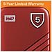 WD 1TB My Passport SSD portatile con tecnologia NVMe, USB-C, fino a 1.050 MB / s in lettura, fino a 1000MB / s in scrittura, Rosso - Foto miniatura 3