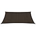 Vela Parasole 160 g / m² Marrone 3x4 m in HDPE - Foto miniatura 2