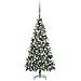 Set Albero Natale Artificiale con LED Palline e Pigne 210 cm - Foto miniatura 1
