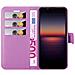Custodia Compatibile Con Sony Xperia 1 Ii (2. Version) In Violetta Ametista - Coperchio Protettiva Con Chiusura Magnetica, Funzione Stand E Tasca Per Le Carte - Foto miniatura 6