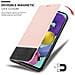 Custodia Compatibile Con Samsung Galaxy A51 4g / M40s In Oro Rosato Nero - Coperchio Protettiva Con Chiusura Magnetica, Funzione Stand E Tasca Per Le Carte - Foto miniatura 7