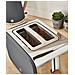 Nordic STRP1060 Set da Colazione Microonde 20 Litri 800 W + Tostapane a 2 Fette 900 W + Bollitore Elettrico 1,7 L 2200 W Colore Grigio - Foto miniatura 8