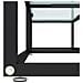 Mobile Porta Tv Marmo Bianco 160x40x40,5 Cm In Vetro Temperato - Foto miniatura 5