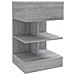 Comodino Grigio Sonoma 40x35x65 Cm In Legno Multistrato - Foto miniatura 1