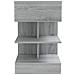 Comodino Grigio Sonoma 40x35x65 Cm In Legno Multistrato - Foto miniatura 2