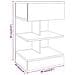 Comodino Grigio Sonoma 40x35x65 Cm In Legno Multistrato - Foto miniatura 7