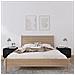 Comodini 2 Pz Neri 40x34x35 Cm In Legno Massello Di Pino - Foto miniatura 1