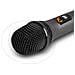 2 Microfoni Wireless Bluetooth Reverb Con Cavo Porta Android Black - Foto miniatura 4