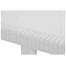 Tavolo Da Esterno Roma, Tavolo Rettangolare Allungabile Da Pranzo, Tavolo Da Giardino Estensibile Effetto Rattan, 100% Made In Italy, 150x90h72 Cm, Bianco - Foto miniatura 4