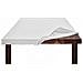 Copritavolo Mollettone Salvatavolo Sottotovaglia Protezione Macchie Feltro Bianco Elastico Sul Bordo Made In Italy 90x110 Bianco - Foto miniatura 1