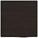 Piano Bagno Marrone Scuro 40x40x2 cm Legno Massello Trattato - Foto miniatura 5