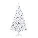 Albero Di Natale Preilluminato Con Palline Bianco 240 Cm Pvc - Foto miniatura 1