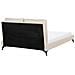 Letto Bouclé Melle 140 X 200 Cm Beige - Foto miniatura 7