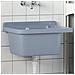 Lavabo A Parete Grigio 50x35x24 Cm In Resina - Foto miniatura 8