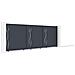 Cancello Scorrevole 5m Life H. 160 Alluminio Grigio - Foto miniatura 5